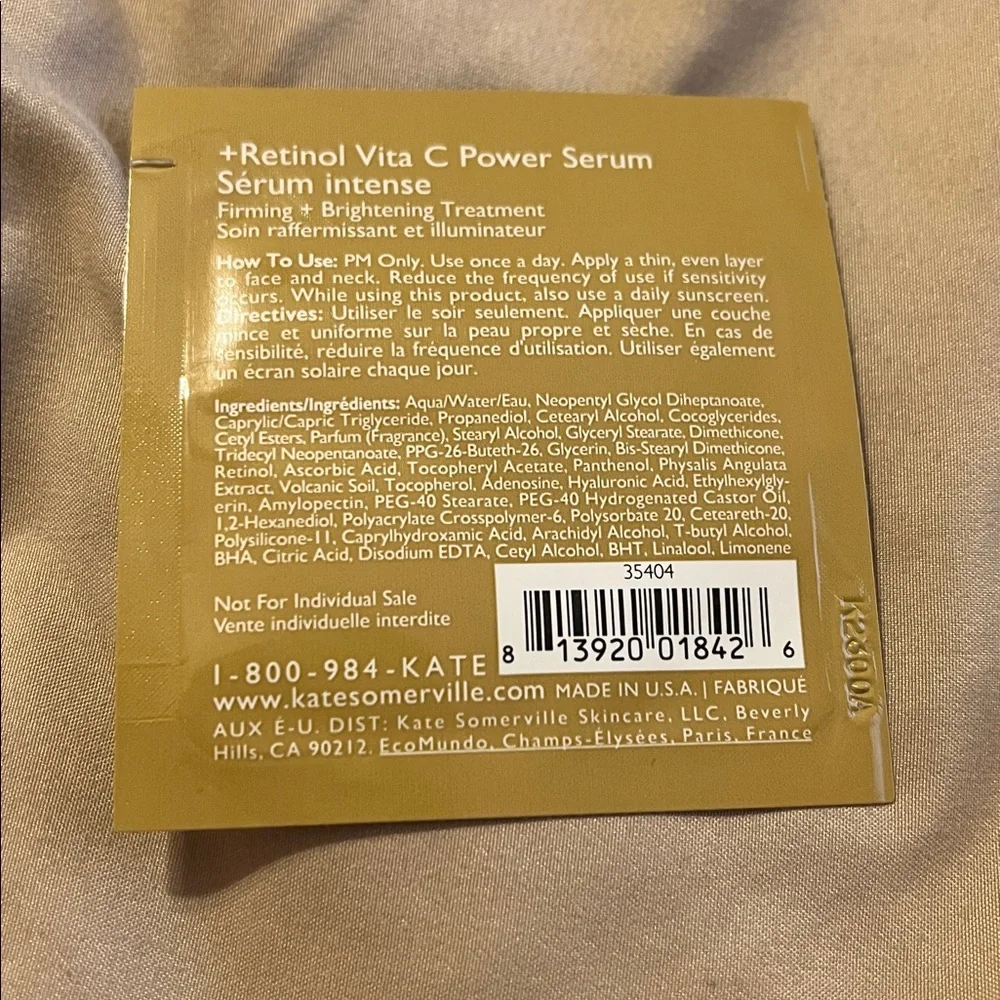 New 5pc luxury serum travel size bundle
